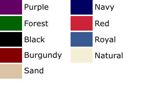 Cotton Duck Color Chart